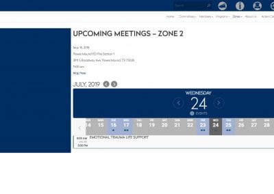 NCCTRAC upcoming meetings zone 2