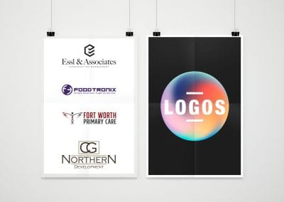 set of logos graphic design