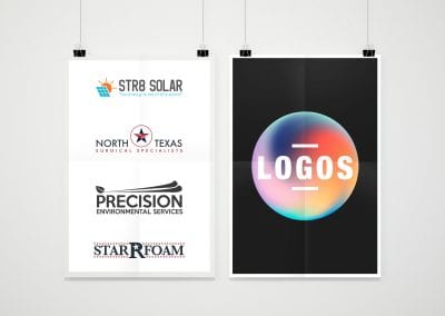 set of logos graphic design